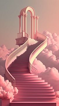 Stairs Background, Heaven Clouds, Ladder To Heaven, Stair Art, 3d Clouds, Stairs To Heaven, Hd Dark Wallpapers, Esoteric Art, Way To Heaven