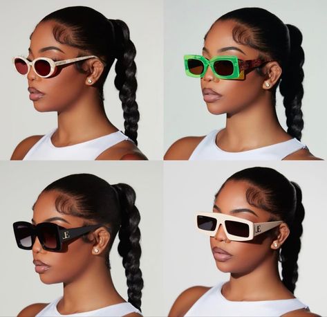 Sunglass Photoshoot, Dearra Taylor, College Girl Outfits, Creative Fashion Photography, Sunglasses Outfit, Protective Hairstyles Braids, Insta Models, Main Event, Fly Girl