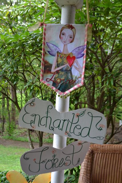 Sign Fairy Signs, Fairy Birthday Party Ideas, Woodland Fairy Birthday Party, Woodland Fairy Birthday, Fairy Princess Party, Woodland Fairy Party, Enchanted Forest Party, Fairytale Party, Forest Birthday