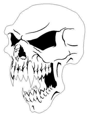 Demon Skull Drawings | Evil Skull Drawings Transparent Pictures Airbrush Skull, Easy Skull Drawings, Evil Skull Tattoo, Vampire Skull, Skull Stencil, Skull Art Drawing, Skulls Drawing, Free Stencils, Skull Tattoo Design