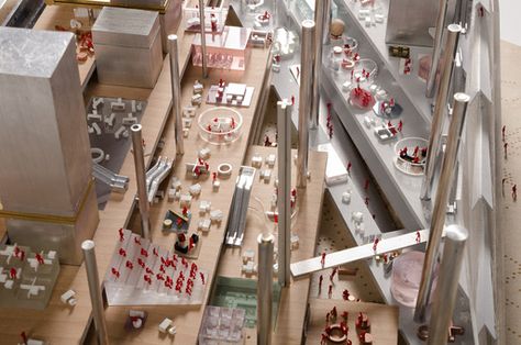 OMA’s proposal for the new Axel Springer HQ in Berlin | News | Archinect Oma Architecture, Bruce Mau, Berlin Photos, German Architecture, Rem Koolhaas, Arch Model, Famous Architects, Model Making, New Media