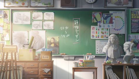 Your Name: 100 Original Background Collection Classroom Background, Casa Anime, Anime Places, Anime Classroom, Anime City, Kimi No Na Wa, Scenery Background, Anime Scenery Wallpaper, Anime Life