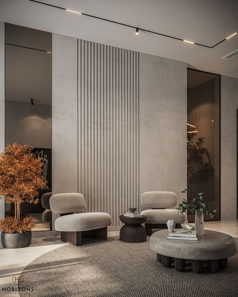 Lobby Seating, Lobby Interior Design, Cladding Design, Lounge Interiors, Living Area Design, Home Entrance, Hall Interior, Lobby Interior, Lobby Design