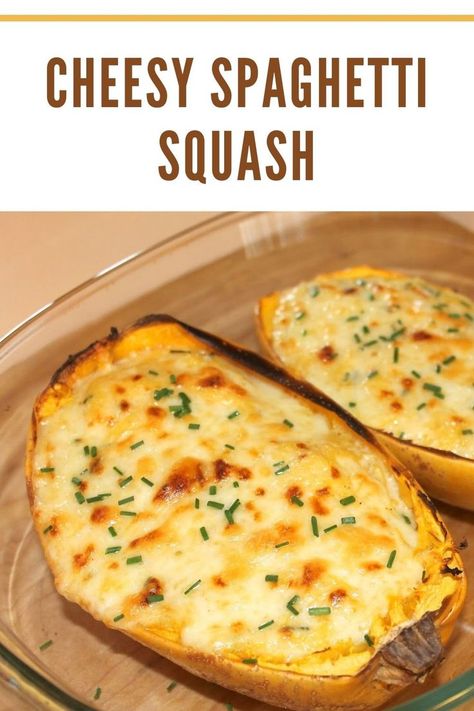 Baked cheesy spaghetti squash. Green Chile Spaghetti Squash, Garlic Parmesan Baked Spaghetti Squash, Spaghetti Squash Recipes Cheesy, Pork Chops And Spaghetti Squash, Cheesy Spaghetti Squash Recipes, Spaghetti Squash Recipes Cream Cheese, Speggetti Squash Oven, Spagetti Squash Recipes Summer, Spaghetti Squash Side Dish Recipes