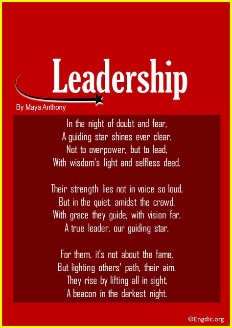 True Leadership Quotes, Work Leadership, Leadership Stories, Poems About Stars, Studying Tips, Leadership Quotes Inspirational, Funny Poems, Teacher Quotes Inspirational, Leader Quotes