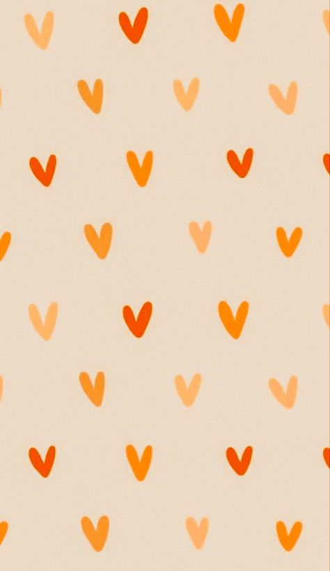 Cute Hearts Wallpaper, Hearts Wallpaper, Jelly Wallpaper, Cute Hearts, Iphone Wallpaper Pattern, Instagram Frame Template, Orange Aesthetic, Picture Collage Wall, Preppy Wallpaper