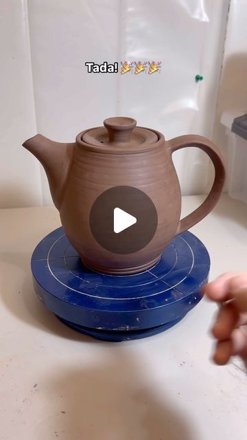 Pottery by Irene - i23n3. on Instagram: "Assemble a teapot with me! 🫖💕☺️

🫖 I love teapots, but I found this form to be intimidating at first because of all the different parts involved. But after overcoming the initial uncertainty of doing something the first time, I found making teapots to be the perfect balance of wheel throwing and hand building.  It’s both rewarding and meditative. 💕

This is my first time learning how to make a “proper” teapot.  Thinking back, I did attempt the form a few times but usually with short cuts because I didn’t know how to make the individual parts.  It’s been so fun to see the whole thing come together! ❤️

More to come! 
.
.
.
.
.
#teapot #teapotlover #teapotsofinstagram #pottery #ceramics #handmade  #wheelthrownpottery #wheelthrown #potterystudent # Pottery Tea Set, Teapot Set, Wheel Throwing, Hand Building, Wheel Thrown Pottery, Pottery Ceramics, Tea Pot Set, Doing Something, More To Come