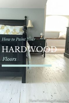 Painting your hardwood floors seems like a daunting task but in this post I'll show you how easy it can be with the right tools. Painted Hardwood Floors, Dark Hardwood Floors, Hardwood Floor Colors, Painted Wood Floors, Light Hardwood, Hardwood Floors Dark, Dark Hardwood, Wood Floors Wide Plank, Painted Floor