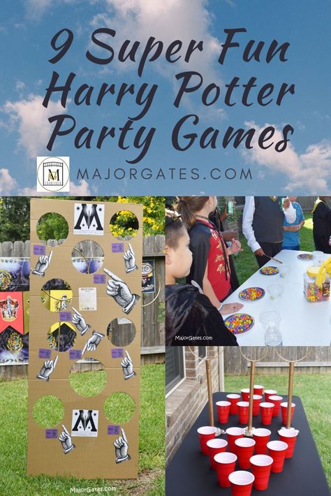 Harry Potter Theme Birthday Party, Harry Potter Badges, Harry Potter Party Games, Harry Potter Classes, Harry Potter Library, Harry Potter Snacks, Harry Potter Activities, Harry Potter Party Decorations, Harry Potter Theme Birthday