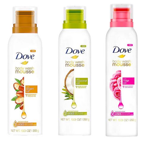 Dove Moisturizer, Olay Body Wash, Packaging Design Beauty, Shampoo Packaging, Body Mousse, Foaming Body Wash, Dove Body Wash, Bottle Design Packaging, Hydrating Shampoo