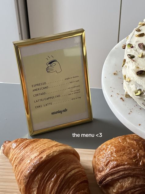 turning my apartment into a cafe again because i simply love making my... | pistachio cake | TikTok Coffee Station Restaurant, Cafe Bar At Home, Cafe Home Decor, Cafe At Home Ideas, Coffee Shop Apartment Aesthetic, At Home Cafe Aesthetic, Coffee Brunch Aesthetic, Coffee Shop At Home Party, Saturday Cafe At Home