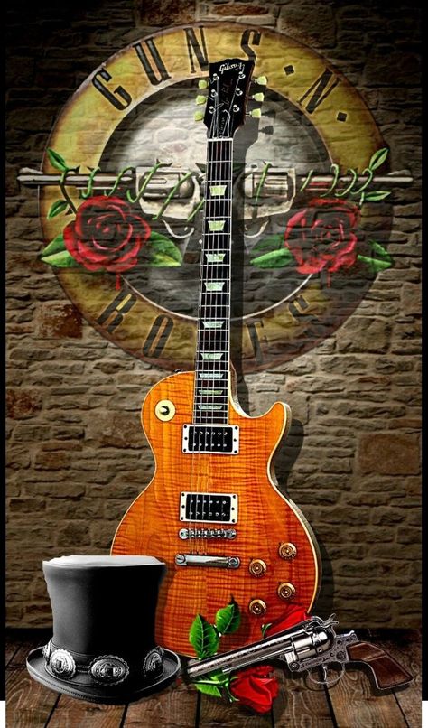 Admitan que la gibson es muy buena marca de guitarras Rock Band Logos, Rock N Roll Art, Rock Band Posters, Heavy Metal Art, Heavy Metal Rock, Band Wallpapers, Music Artwork, Heavy Metal Music, Guitar Art