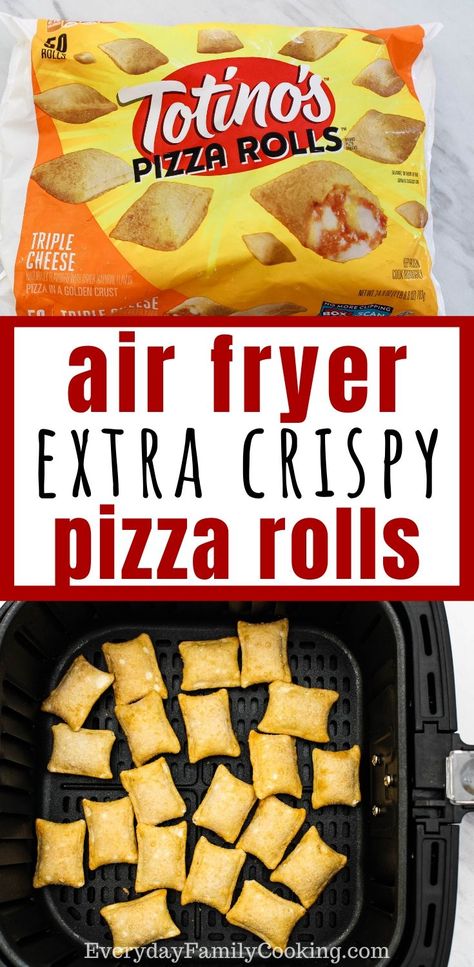 Air Fryer Pizza Rolls, Totinos Pizza, Totinos Pizza Rolls, Air Fryer Pizza, Pizza Roll Recipe, Air Fryer Cooking Times, Cooks Air Fryer, Air Fried Food, Air Fryer Oven Recipes