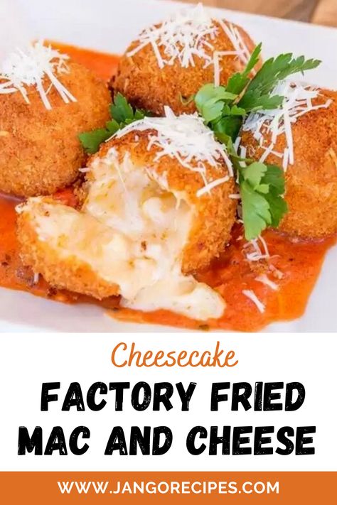 In This blog, i will share with you a cheesecake factory fried mac and cheese recipe that is extremely delicious. #CheesecakeFactoryFriedMacAndCheeseRecipe #MacAndCheeseRecipe Mac And Cheese Balls Cheesecake Factory, Cheesecake Factory Fried Mac And Cheese, Cheesecake Factory Macaroni And Cheese, Cheesecake Factory Mac And Cheese Balls, The Cheesecake Factory Recipes, Deep Fried Mac And Cheese Balls, Cheesecake Factory Mac And Cheese, Bar Food Ideas Restaurant, Deep Fried Mac And Cheese