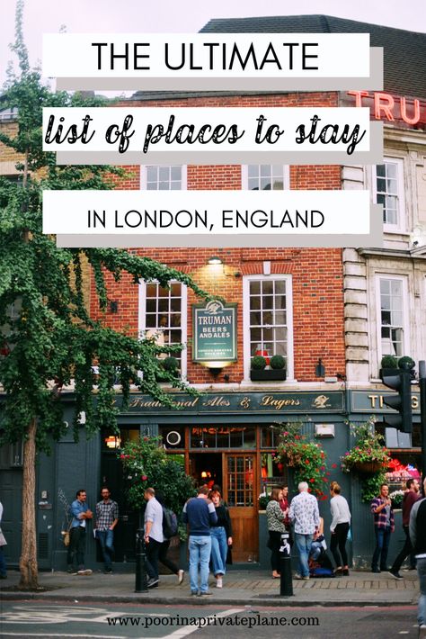 If you're planning on visiting London but don't know where to stay then check out this list of the best neighborhoods to stay on your next visit to London, England. Each neighborhood is unique and has so many things to do so find your perfect match. #london #neighborhoods Neighborhoods In London, Best London Neighborhoods, Best Neighborhoods To Stay In London, Where To Stay In London, Convent Garden, Hampstead Village, London Cheap, Hampstead London, London Neighborhoods