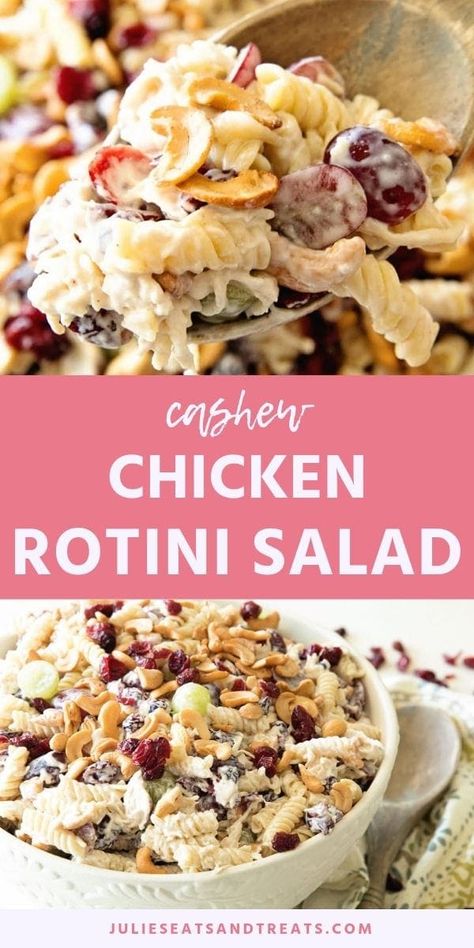 Ranch Dressing Pasta Salad, Rotini Salad, Chicken Rotini, Rotini Pasta Salad, Chicken Pasta Salad Recipes, Cold Pasta Salad Recipes, Summer Potluck, Meatball Recipes Easy, Best Pasta Salad