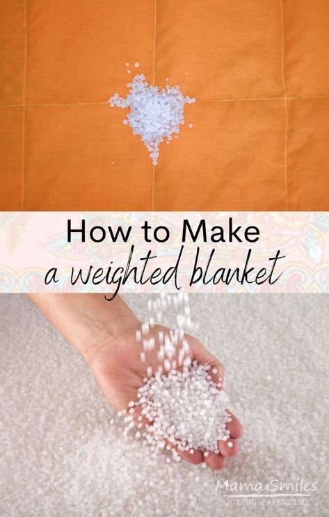 Here are step by step instructions on how to make a weighted blanket. There are pictures and diagrams to help illustrate the process. #sewing #tutorial #weightedblanket Diy Weighted Blanket, Make A Weighted Blanket, Making A Weighted Blanket, Blanket Sewing, Diy Blanket Ladder, Diy Sewing Tutorials, Sensory Blanket, Parenting Resources, Weighted Blankets