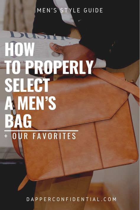 Men’s bags vary widely. We have messenger bags, backpacks, briefcases, sling bags, tote bags, and more. Read the article for what to look for in a men’s bag, plus a few key styles and favorites. Mens Office Fashion, Office Bags For Men, Everyday Carry Bag, Messanger Bag, Sling Bag For Men, Leather Holdall, Mens Office, Man Office, Office Bag