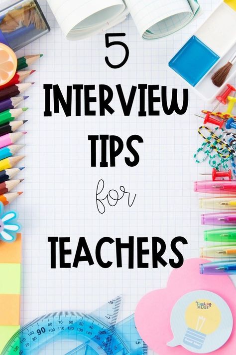 Looking to land your dream teaching job? Get prepared with these 5 essential interview tips for new teachers! Learn how to ace your next job interview and make sure you stand out from the other candidates. Interview Tips For Teachers, Commonly Asked Interview Questions, Teaching Job Interview, Teaching Interview, Teacher Nails, Interview Nails, Teaching Portfolio, Teacher Interviews, Tips For Teachers