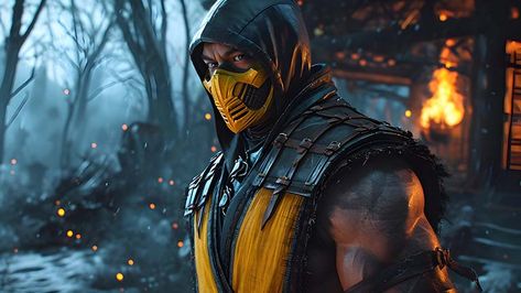 Stunning 4K Desktop Wallpapers - Free & HD Full Screen Mortal Kombat Scorpion, 4k Desktop Wallpapers, Mortal Kombat Art, Iphone Wallpaper Images, Hd Desktop, 4k Wallpaper, More Wallpaper, Desktop Pc, Desktop Wallpapers