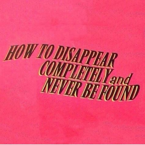 How To Disappear, Cut Out, Instagram Post, Gold, Pink, On Instagram, Instagram