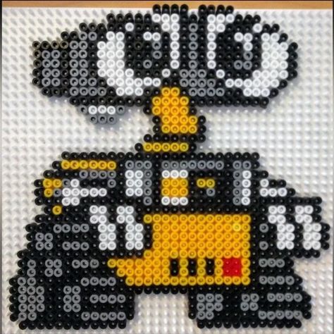 perler | Art | Perler Bead | Poshmark Bead Characters, Eve Wall E, Melty Bead Designs, Characters Disney, Hamma Beads Ideas, Easy Perler Bead Patterns, Melty Bead Patterns, Pearl Beads Pattern, Easy Perler Beads Ideas