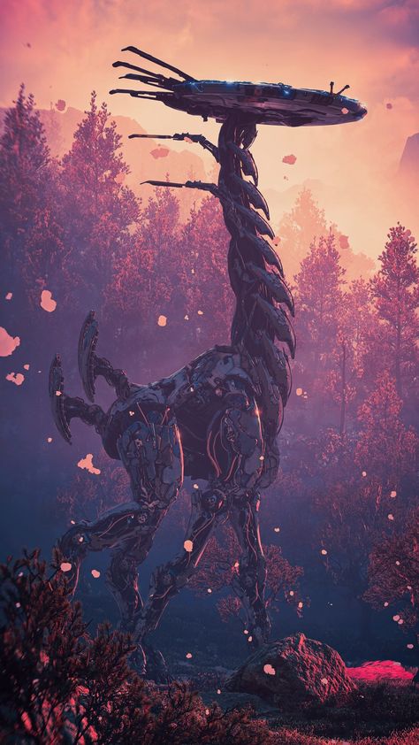 Tallneck Horizon Zero Dawn Aesthetic, Forbidden West Wallpaper, Horizon Forbidden West Wallpaper, Aloy Wallpaper, Horizon Fanart, Horizon Aesthetic, Horizon Game, Horizon Wallpaper, Horizon Zero Dawn Wallpaper