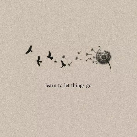 Loniless Tattoo, Letting Things Go Tattoo, Letting Go Tattoos For Women, Tattoos Lonliness Ideas, Leg Tattoos Meaningful, Let It Go Tattoos For Women, Tattoos About Letting Go, Small Healing Tattoos For Women, Let It Be Then Let It Go Tattoo