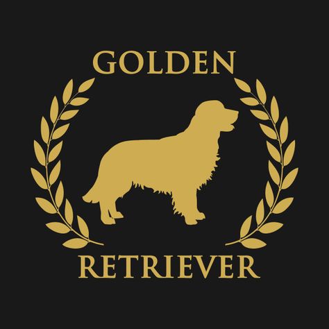 Check out this awesome 'Golden+Retriever' design on @TeePublic! Golden Retriever Logo, Preppy Logo, Business Logo, Golden Retriever, Logo Design, Tshirt Designs, T Shirts, ? Logo, Dogs