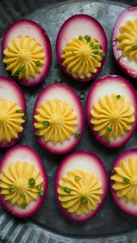 Pickled Deviled Eggs — Amanda Frederickson Deviled Eggs Recipe Best, Pickled Deviled Eggs, Devil Eggs, Halloween Deviled Eggs, Thanksgiving Deviled Eggs, Devilled Eggs Recipe Best, Deviled Eggs Recipe Classic, Devilled Eggs, Avocado Deviled Eggs