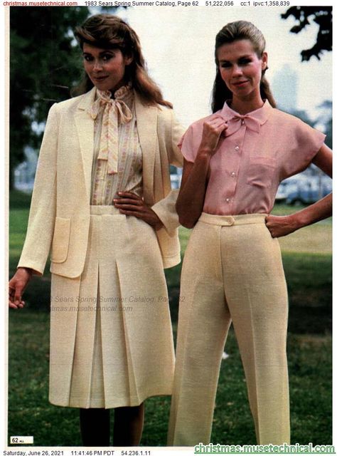 1980 Fashion Women, 80s Preppy Fashion, 80s Womens Fashion, 1980s Fashion Women, 1980 Fashion, 1980’s Fashion, Southern Fashion, Sears Catalog, 1980's Fashion