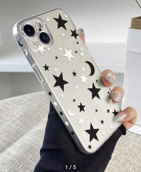 Star Phone Case, Girly Phone Cases, Diy Iphone Case, Pretty Iphone Cases, Pretty Phone Cases, Galaxy Phone Cases, Stylish Phone Case, Aesthetic Phone Case, Moon Print