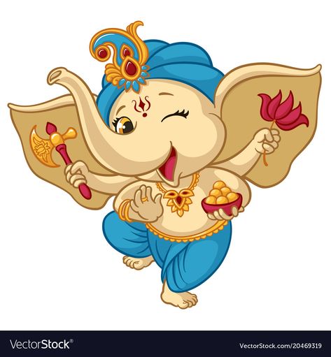 Arte Ganesha, Dancing Ganesha, Ganesha Elephant, Ganesha Drawing, Ganesh Art Paintings, Happy Ganesh Chaturthi Images, Little Buddha, Polynesian Tattoos, Baby Ganesha