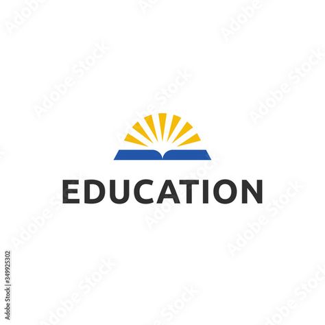 Online Learning Logo, Online Education Logo, Knowledge Logo, Open Book Logo, Logo With Light, Logo Education, Opened Book, Zoo Logo, Library Icon