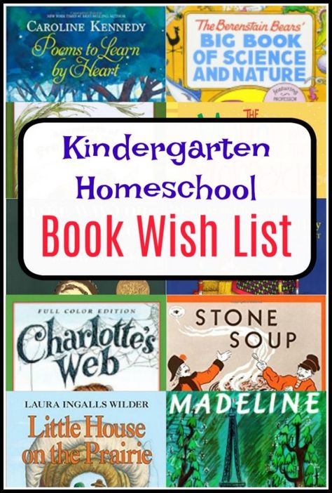 Kindergarten Reading List, Homeschool Homestead, Kindergarten Book List, Ela Intervention, Homeschool Library, At Home Library, Kindergarten Schedule, Homeschool Preschool Curriculum, Homeschool Books