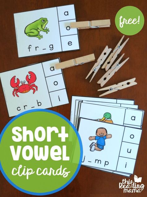 Short Vowel Activities, Cvcc Words, Vowel Activities, Phonics Free, Jolly Phonics, Kindergarten Centers, Phonics Words, Vowel Sounds, First Grade Reading