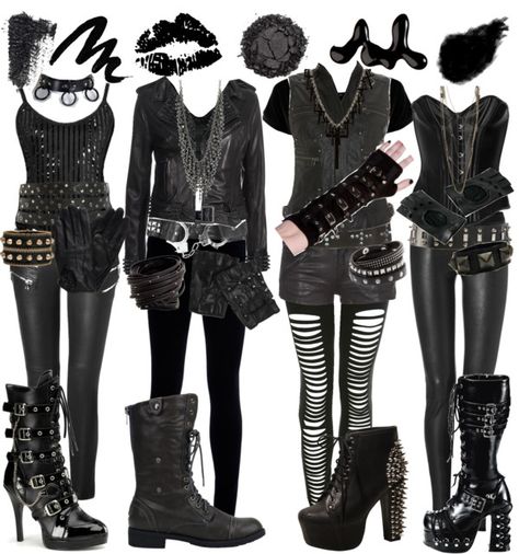 "How to dress like Black veil Brides X3" by alltimeinsane-slytherinmybedplzz ❤ liked on Polyvore Emo Mode, Mode Rockabilly, Moda Rock, Mode Rock, Look Grunge, Scene Girl, Mode Punk, Moda Emo, Goth Clothing