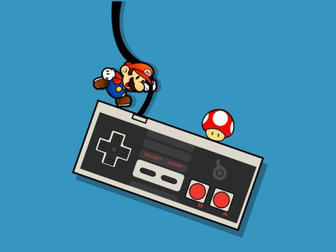 Nes Tattoo, Super Mario Tattoo, Old Nintendo, Vintage Nintendo, Nes Console, Arcade Room, Nintendo Console, Video Game Design, Iphone Wallpaper Pattern