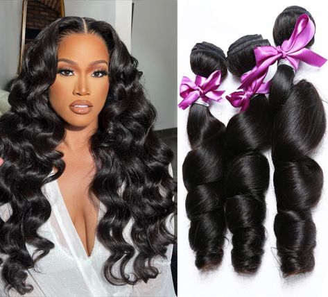 PRICES MAY VARY. Title: 10A Brazilian Virgin Hair Loose Wave 4 Bundles 100% Unprocessed Wet And Wavy Human Hair Bundles Weave Wefts Weaving Remy Hair Extensions Natural Color Double Weft for Women 20 22 24 26 inch. Product Type: Products > Hair Care > Hair Extensions, Wigs & Accessories > Hair Extensions Healthy Female, Loose Wave Bundles, Brazilian Loose Wave, Virgin Hair Bundles, Remy Hair Weave, Deep Wave Hairstyles, Remy Hair Extensions, Human Hair Bundles, Care Hair