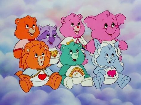 Care Bears™ on Instagram: “What’s cuter than a baby Care Bear? 💖 Celebrate #TBT with some of the sweetest moments from Hugs and Tugs and Care Bear cubs! Link in…” Care Bears Movie, Care Bears Cousins, Bear Bear, Cartoon Profile Pictures, 80s Cartoons, Picture Collage Wall, Bear Cubs, Photo Wall Collage, Cartoon Icons