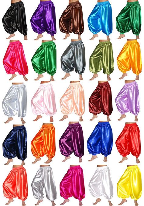 Details about S HAREM YOGA GENIE TROUSERS BELLY DANCE PANTS COSTUME DRESS OUTFIT SELECT COLORS Aladdin Genie Costume, Belly Dance Pants, Aladdin Musical, Genie Costume, Aladdin Costume, Dance Costumes Dresses, Genie Pants, Hand Dress, Dance Outfits Practice