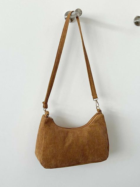 Cloth Purses And Handbags, Minimalist Sling Bag, Cute Sling Bags Women Fashion, Diy Baguette Bag, Cute Sling Bags, Corduroy Sling Bag, Baguette Bag Pattern, Sling Bags Women Fashion, Sling Bag Diy