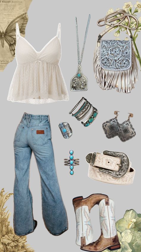 Country Outfits Women, Casual Country Outfits, Fair Outfits, Southern Outfits, Country Style Outfits, Western Wear Outfits, Cute Country Outfits, Looks Country, Country Girls Outfits