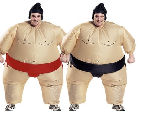 Sumo Costume, Sumo Wrestler, Inflatable Costumes, Party Suits, Couple Halloween, Fashion Performance, Women Humor, Couple Halloween Costumes, Couples Costumes