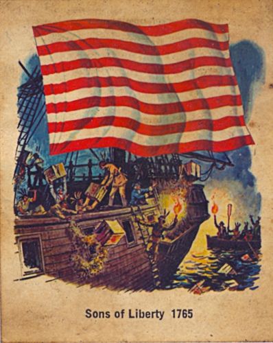 1765 - Sons of Liberty- the colonists most effected by the stamp act, and protested against it, they attacked custom officials making the British eventually repeal the stamp act. Sons Of Liberty, American Colonies, American Government, Colonial America, American Independence, American Patriot, Us History, Founding Fathers, African American History