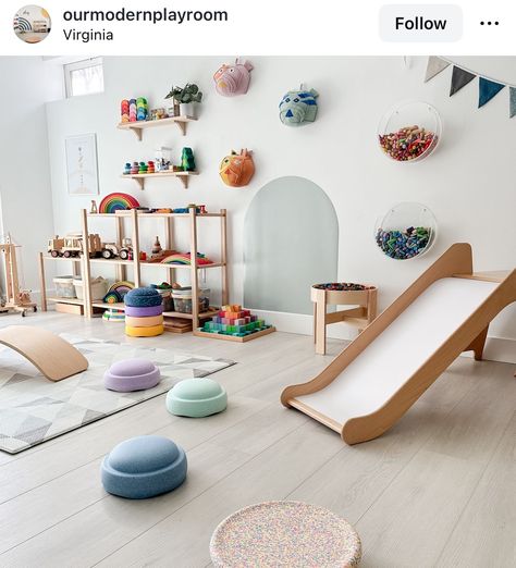 Woodland Playroom, Playroom Ideas For Kids, Bright Playroom, Stylish Playroom, Blue Playroom, Playroom Decor Ideas, Small Playroom, Modern Playroom, Colorful Playroom