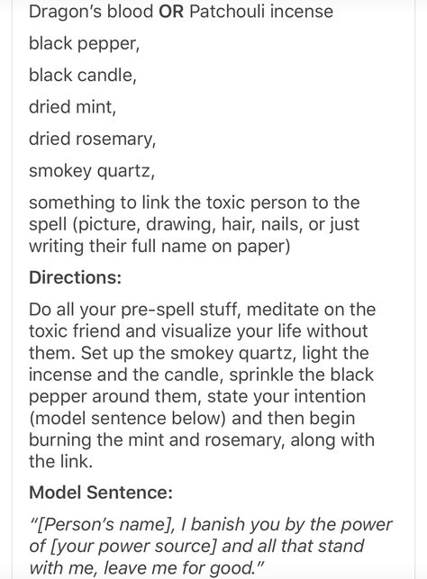 Spell to banish a toxic friend Friendship Spells Best Friends, Spells For Friends, Spells For Toxic People, Protection From Toxic People Spell, Spells To Help A Friend, Spells To Remove Toxic People, Banishment Spell Person, Spell To Help A Friend, Spell To Remove Toxic People