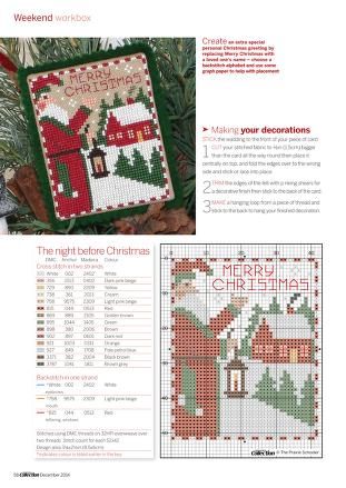 Santa Cross Stitch, Prairie Schooler, Cross Stitch Freebies, Stitch Collection, Holiday Cross Stitch, Xmas Cross Stitch, Cross Stitch Collection, Winter Cross Stitch, Cross Stitch Christmas Ornaments