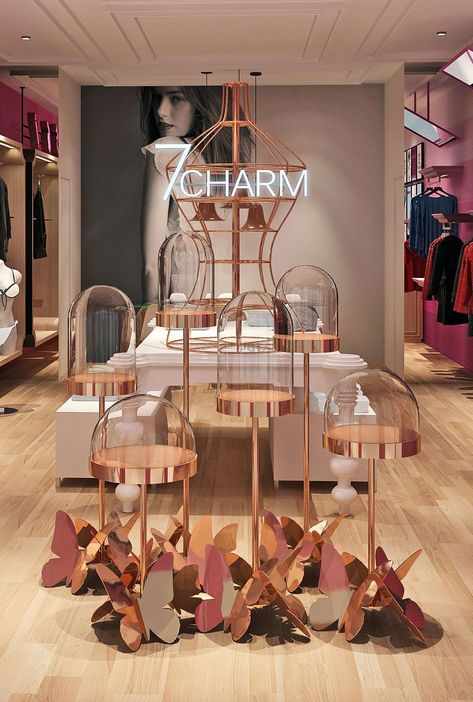 Visual Merchandising Ideas, Shop Design Interior, Pop Up Stand, Merchandising Ideas, Jewelry Store Design, Jewellery Shop Design, Perfume Display, Visual Merchandising Displays, Retail Inspiration