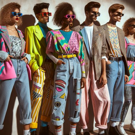 Fashion, like history, has an uncanny way of repeating itself, and the nostalgia-fueled resurgence of 1980s trends is a testament to this phenomenon. ... 90s Revival Fashion, 1980 Fashion Trends, 1980s Trends, 80s Aesthetic Outfits, 80s Outfit Ideas, 80's Clothes, 80s Dress Up, Theory Fashion, Decades Costumes